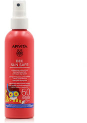 Apivita Αδιάβροχο Παιδικό Αντηλιακό Γαλάκτωμα Bee Sun Safe Hydra SPF50 200ml