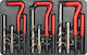 Yato YT-1769 Σετ Επιδιόρθωσης Σπειρωμάτων HSS 10x1.5 / 6x1.00 / 8x1.25mm 88τμχ