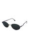 Sisley Unisex Sunglasses with Silver Metal Frame