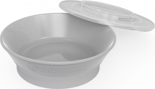 Twistshake Baby Food Bowl Bowl made of Plastic Gray