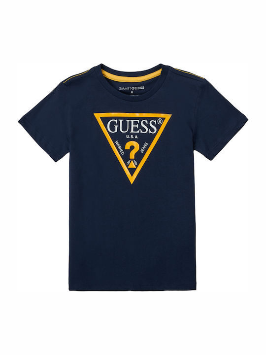 Guess Kids' T-shirt Blue Tholma