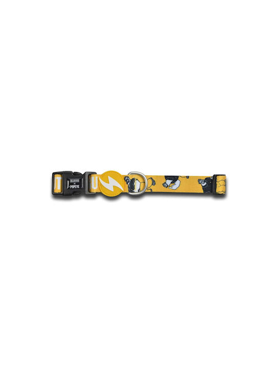 Dashi Brutus Dog Collar In Yellow Colour 28-42cm Small