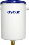 Oscar Plast 100232 Montat pe perete Plastic Rezervor de toaletă Rotund Presiune înaltă Alb