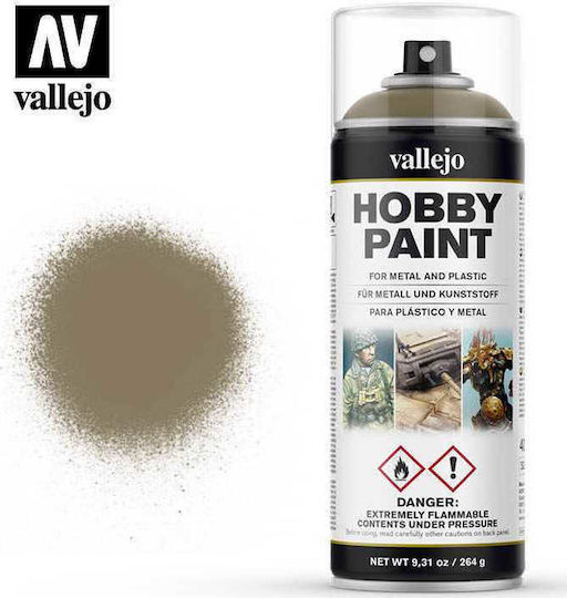 Acrylicos Vallejo Hobby Paint Χρώμα Μοντελισμού σε Spray US Khaki 400ml