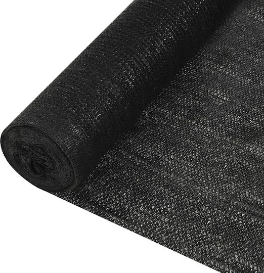 vidaXL Ορθογώνιο Δίχτυ Σκίασης Μαύρο 2x50m 195gr/m² από HDPE 195gr/m²