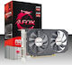Afox Radeon RX 550 4GB GDDR5 V5 Κάρτα Γραφικών