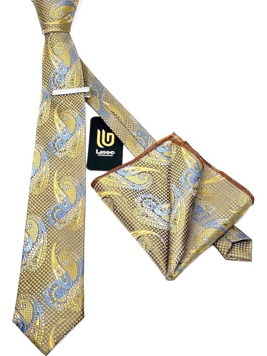 Legend Accessories Synthetic Men's Tie Set Prin...