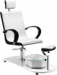 UpLac Karmen 308 Pedicure Chair with Adjustable Height White