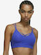 Nike Dri-Fit Yoga Women's Sports Bra without Padding Blue