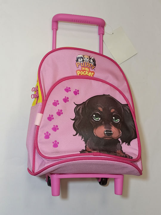 Giochi Preziosi Puppy In My Pocket School Bag Trolley Kindergarten in Pink color