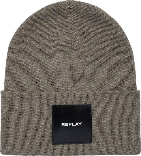 Beanie Ανδρικός Σκούφος Πλεκτός σε Γκρι χρώμα