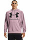 Rival Big Sweatshirt Fleece mit Kapuze Rosa