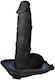 Nanma Erection Assistant Hollow Strap On Harness with Dildo 24cm in Black Color