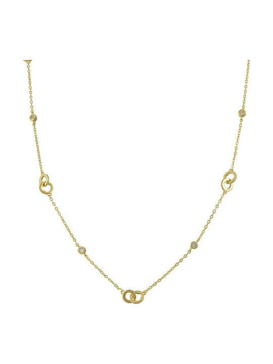 Slevori Charm aus Vergoldet Silber mit Zirkon
