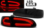 T-Tec Πίσω Φανάρια LED για Seat Ibiza 2002-2008 Smoke 2τμχ