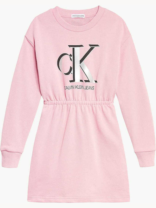 Children's Dress Sweatshirt Long Sleeve Pink
