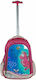 Nici Ruby Rosa School Bag Trolley Elementary, Elementary Pink with Water Bottle Holder 30Liters