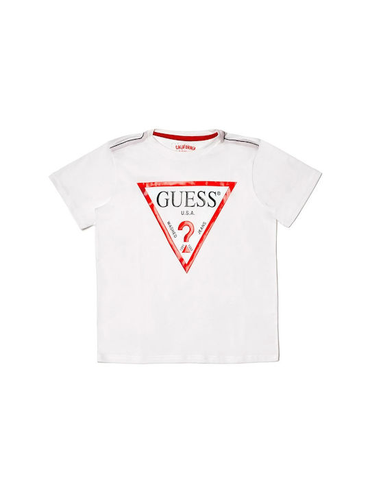 Guess Millo Παιδικό T-shirt Λευκό