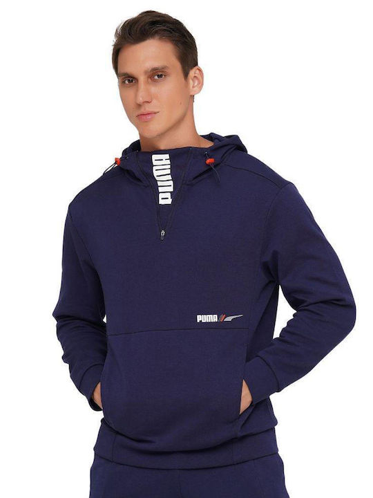 PUMA Radical Φούτερ Navy με Κουκούλα