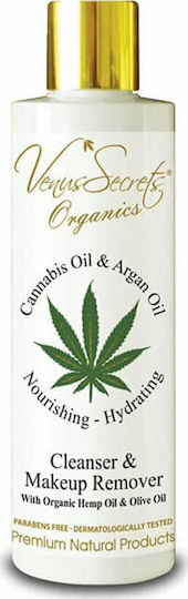 Venus Secrets Cannabis Oil & Argan Γαλάκτωμα Καθαρισμού Ματιών 250ml