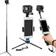 Telesin Selfie-Stick Handy-Stative Schwarz