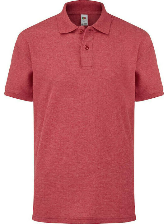 Fruit of the Loom Kids' Polo Short Sleeve Burgundy