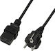 LogiLink IEC C19 - Schuko Cable 1.8m Μαύρο CP152