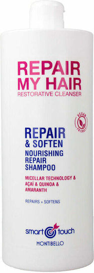 Montibello Smart Touch Repair My Hair Σαμπουάν Αναδόμησης/Θρέψης για Όλους τους Τύπους Μαλλιών 1000ml
