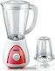 Geepas GSB5485 Blender with Plastic Jug 5 lt 400W Red