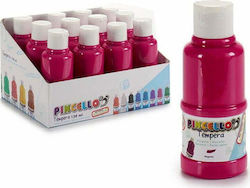 Pincello Tempera Tempera Paints Fuchsia Magenta in Bottle 120ml 1pcs S3604908