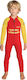 C-Skins Red Trainee Kids Full Wetsuit for Diving with Zip