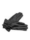 Verde 02-588 Schwarz Leder Handschuhe 02-0588