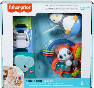 Fisher Price Baby-Spielzeug Hello Hands Play Kit mit Musik für 6++ Monate