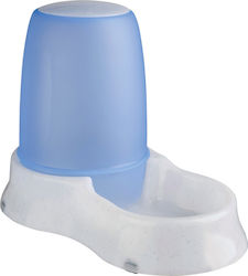 Trixie Plastic Bol cu recipient de Hrană pentru Câine Albastru 1500ml 24762