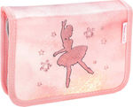 Belmil Fabric Pencil Case Ballerina with 1 Compartment Pink