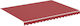 vidaXL Replacement Awning Burgundy 3x4m