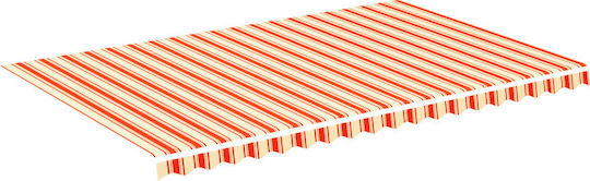 vidaXL Replacement Awning Multicolour with PU Coating 3x5m