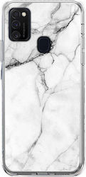 Wozinsky Marble Back Cover Silicon Alb (Galaxy ...