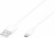 Blow Regulär USB 2.0 auf Micro-USB-Kabel Weiß 1m (DM-66-070) 1Stück