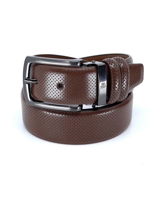 LGD-2033-T/BROWN LEATHER BELT LEGEND ACCESSORIES BROWN COLOR