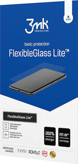 3MK FlexibleGlass Lite Back Cover Σιλικόνης / Tempered Glass Μαύρο (Realme GT 5G)