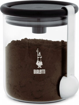 Bialetti Βάζο για Καφέ με Αεροστεγές Καπάκι Γυάλινο Διάφανο