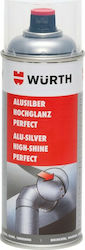 Wurth Spray Paint High-Shine Perfect Aluminium Silver 400ml