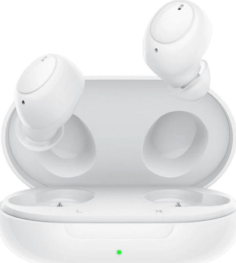 Oppo Enco Buds Bluetooth Handsfree Ακουστικά με Αντοχή στον Ιδρώτα και Θήκη Φόρτισης Λευκά