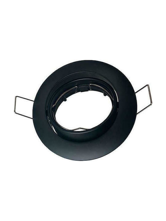 Eurolamp Round Metallic Recessed Spot with Inte...
