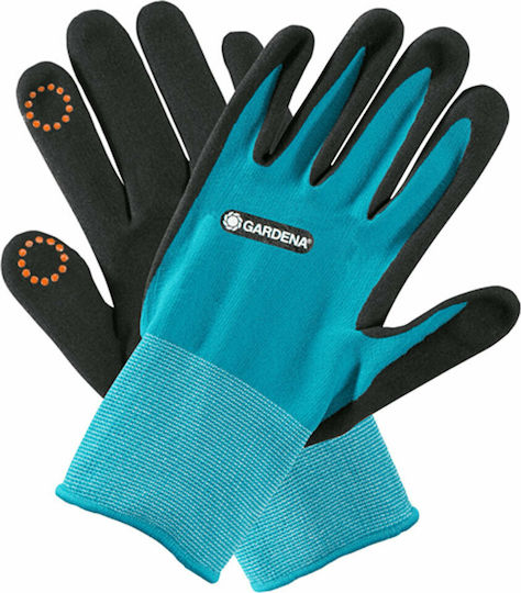 Gardena Gloves for Work Garden Blue Nitrile/Polyester