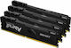 Kingston Fury Beast 64GB DDR4 RAM με 4 Modules (4x16GB) και Ταχύτητα 3200 για Desktop