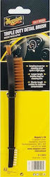 Meguiar's Triple Duty Detail Brush Cleaning for Interior Plastics - Dashboard For Car