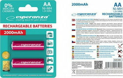 Esperanza Baterii Reîncărcabile AA Ni-MH 2000mA...