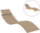 vidaXL Sun Lounger Cushion Beige 186x58cm.